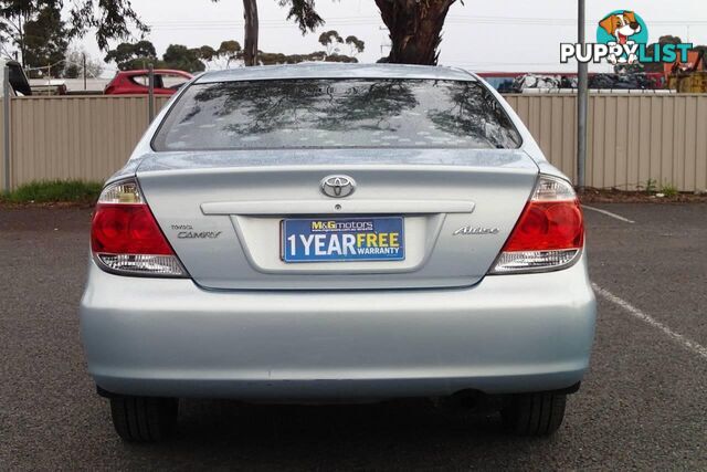 2004 TOYOTA CAMRY ALTISE ACV36R UPGRADE SEDAN, 4 DOORS, 5 SEATS