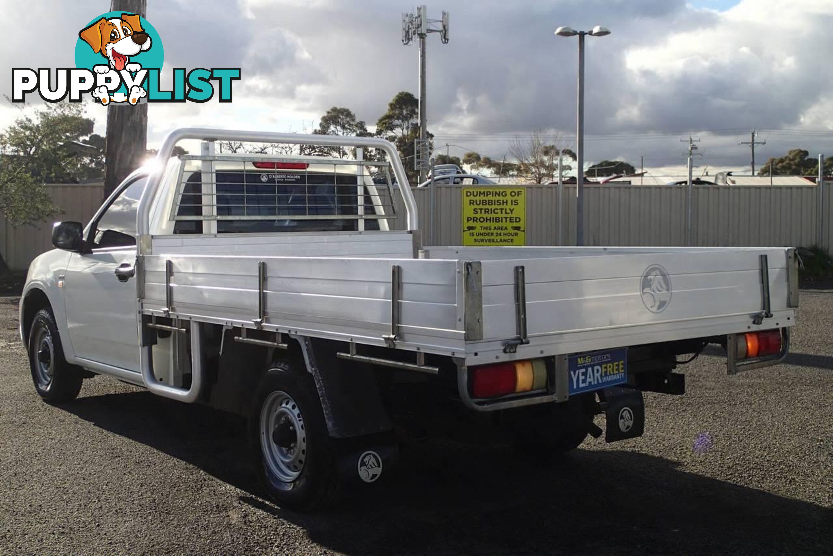 2007 HOLDEN RODEO DX RA MY07 UTE TRAY, 2 DOORS, 3 SEATS