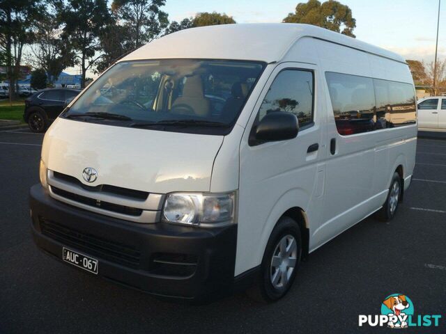 2009 TOYOTA HIACE COMMUTER TRH223R MY07 UPGRADE PEOPLE MOVER, 3 DOORS, 14 SEATS