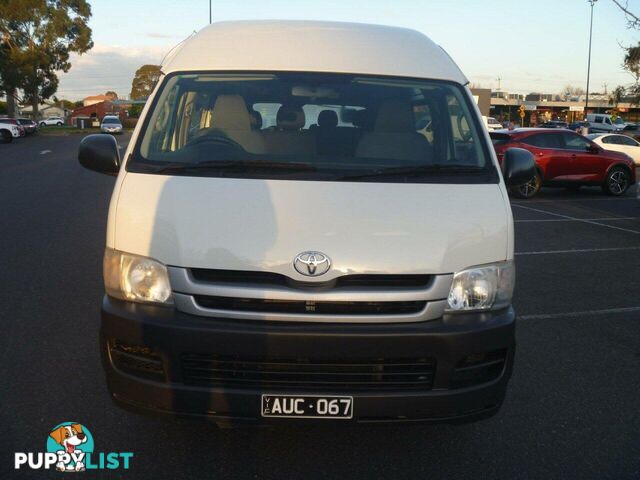 2009 TOYOTA HIACE COMMUTER TRH223R MY07 UPGRADE PEOPLE MOVER, 3 DOORS, 14 SEATS