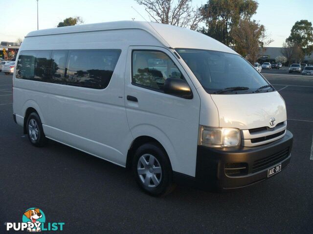 2009 TOYOTA HIACE COMMUTER TRH223R MY07 UPGRADE PEOPLE MOVER, 3 DOORS, 14 SEATS