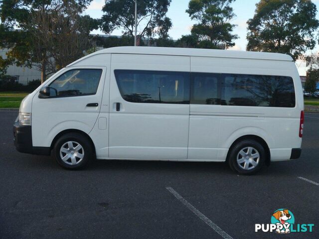 2009 TOYOTA HIACE COMMUTER TRH223R MY07 UPGRADE PEOPLE MOVER, 3 DOORS, 14 SEATS