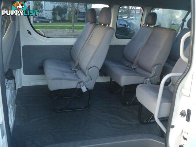 2009 TOYOTA HIACE COMMUTER TRH223R MY07 UPGRADE PEOPLE MOVER, 3 DOORS, 14 SEATS