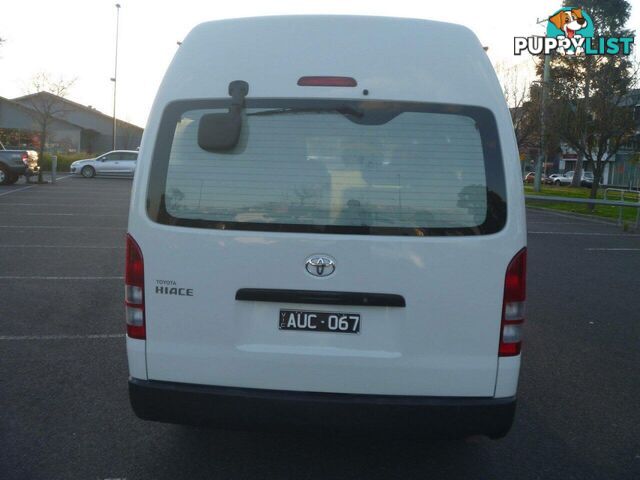 2009 TOYOTA HIACE COMMUTER TRH223R MY07 UPGRADE PEOPLE MOVER, 3 DOORS, 14 SEATS