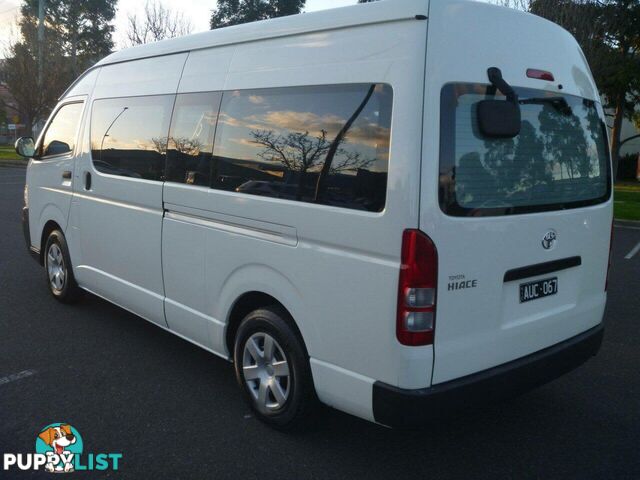 2009 TOYOTA HIACE COMMUTER TRH223R MY07 UPGRADE PEOPLE MOVER, 3 DOORS, 14 SEATS