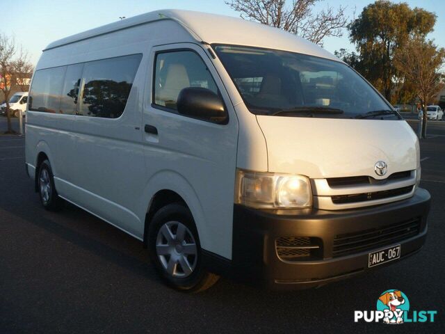 2009 TOYOTA HIACE COMMUTER TRH223R MY07 UPGRADE PEOPLE MOVER, 3 DOORS, 14 SEATS