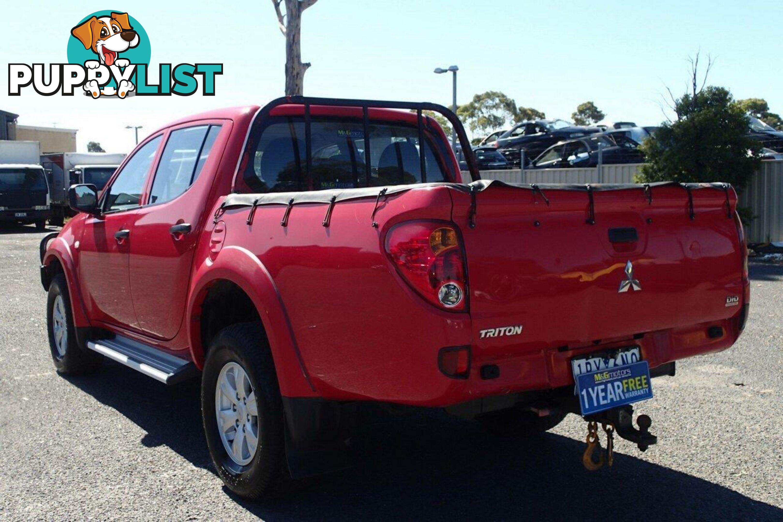 2014 MITSUBISHI TRITON GLX (4X4) MN MY15 UTE TRAY, 4 DOORS, 5 SEATS