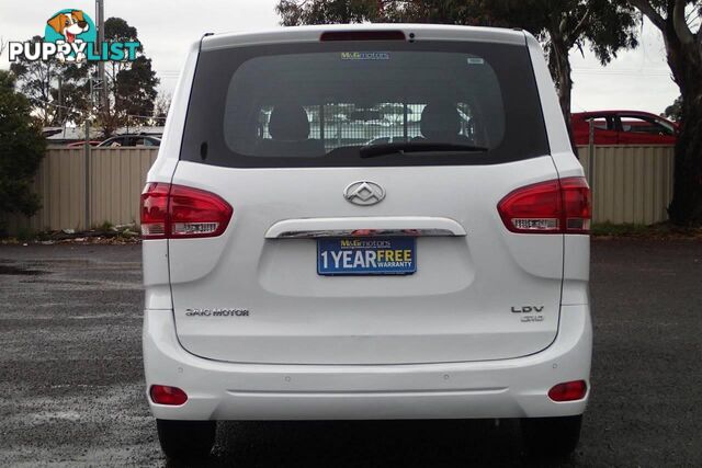 2020 LDV G10 LIFT DOOR SV7C MY21 COMMERCIAL, 4 DOORS, 2 SEATS