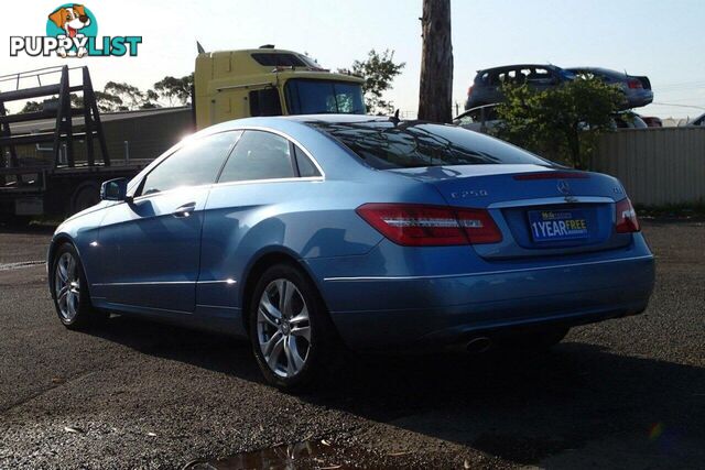 2011 MERCEDES-BENZ E250 CDI AVANTGARDE 207 MY11 COUPE, 2 DOORS, 4 SEATS