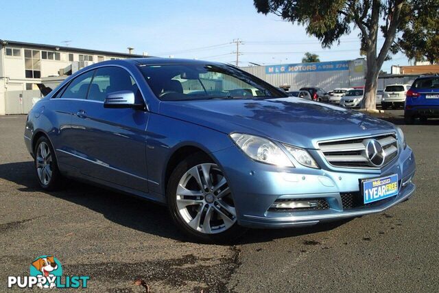 2011 MERCEDES-BENZ E250 CDI AVANTGARDE 207 MY11 COUPE, 2 DOORS, 4 SEATS