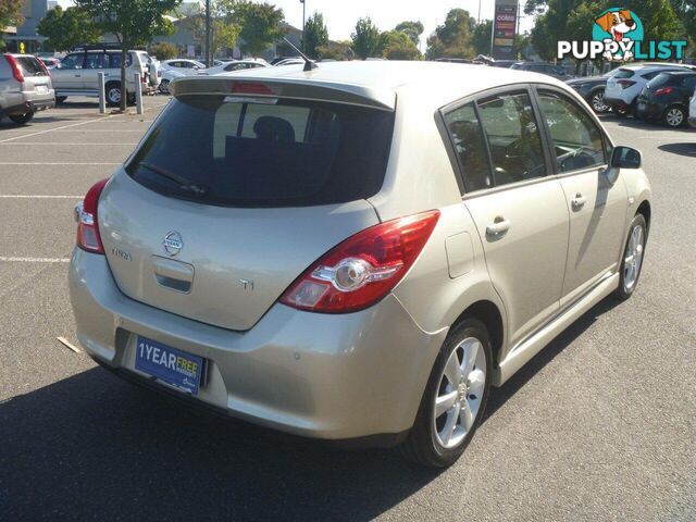 2011 NISSAN TIIDA TI C11 SERIES 3 MY10 HATCH, 5 DOORS, 5 SEATS