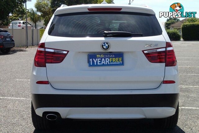 2013 BMW X3 XDRIVE 20I F25 MY13 SUV, 4 DOORS, 5 SEATS