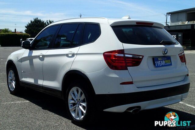 2013 BMW X3 XDRIVE 20I F25 MY13 SUV, 4 DOORS, 5 SEATS