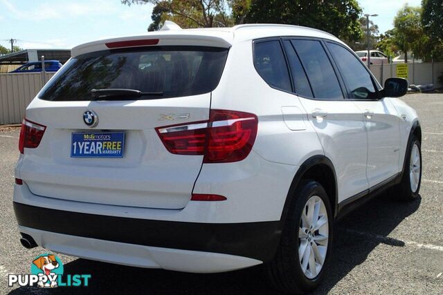 2013 BMW X3 XDRIVE 20I F25 MY13 SUV, 4 DOORS, 5 SEATS