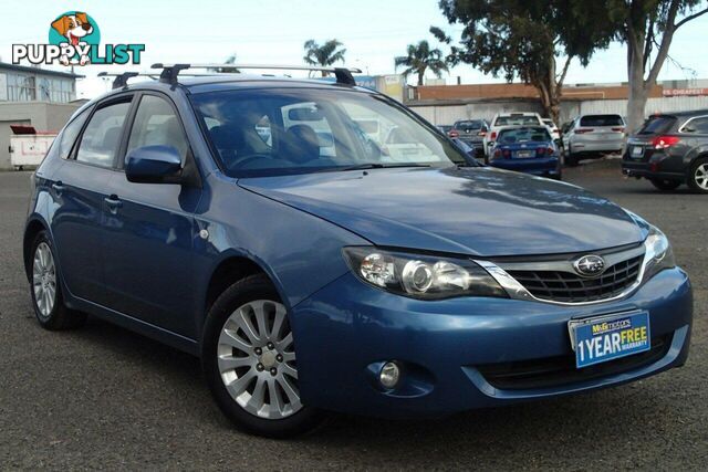 2007 SUBARU IMPREZA RX (AWD) MY08 HATCH, 5 DOORS, 5 SEATS