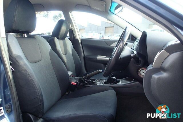 2007 SUBARU IMPREZA RX (AWD) MY08 HATCH, 5 DOORS, 5 SEATS