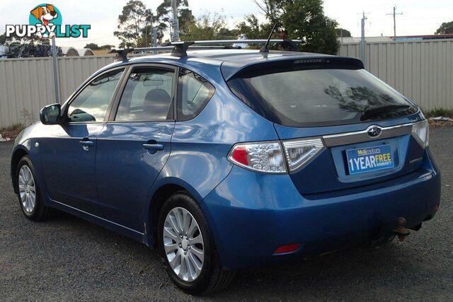 2007 SUBARU IMPREZA RX (AWD) MY08 HATCH, 5 DOORS, 5 SEATS