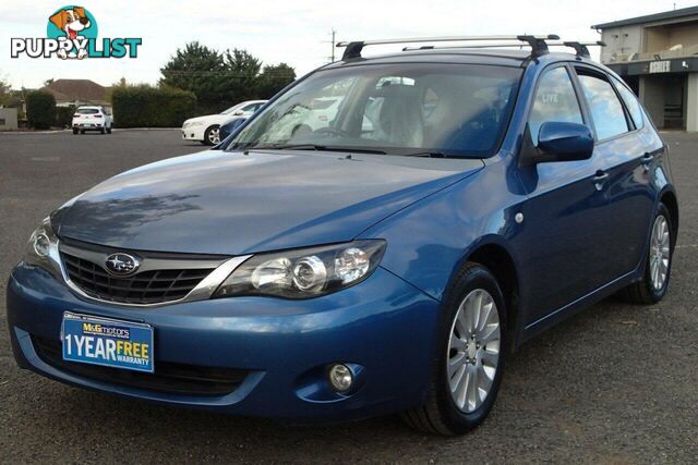 2007 SUBARU IMPREZA RX (AWD) MY08 HATCH, 5 DOORS, 5 SEATS