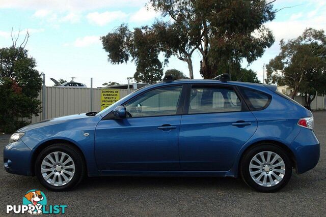 2007 SUBARU IMPREZA RX (AWD) MY08 HATCH, 5 DOORS, 5 SEATS