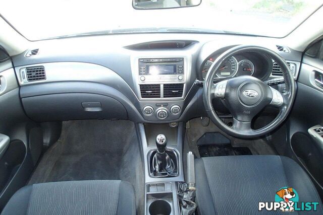 2007 SUBARU IMPREZA RX (AWD) MY08 HATCH, 5 DOORS, 5 SEATS