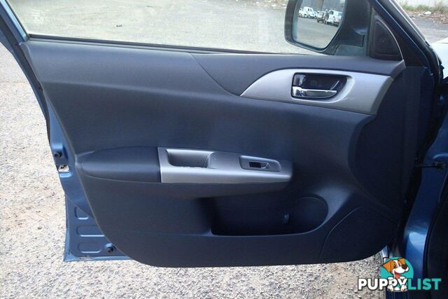 2007 SUBARU IMPREZA RX (AWD) MY08 HATCH, 5 DOORS, 5 SEATS