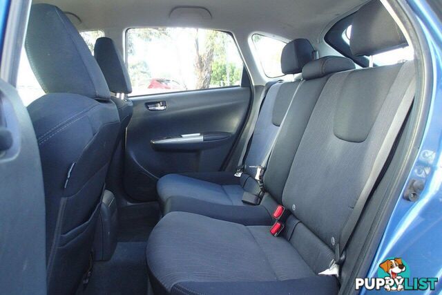 2007 SUBARU IMPREZA RX (AWD) MY08 HATCH, 5 DOORS, 5 SEATS
