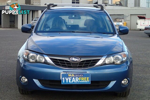 2007 SUBARU IMPREZA RX (AWD) MY08 HATCH, 5 DOORS, 5 SEATS