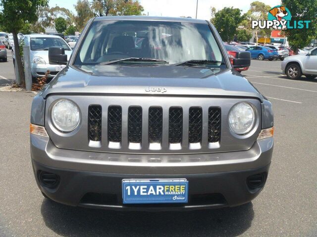 2013 JEEP PATRIOT SPORT (4X2) MK MY12 SUV, 4 DOORS, 5 SEATS