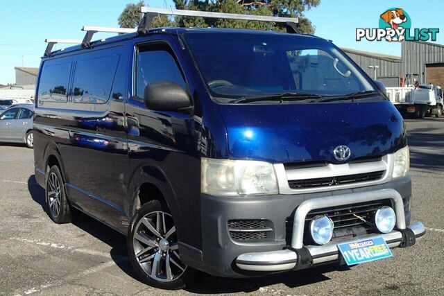 2006 TOYOTA HIACE LWB TRH201R COMMERCIAL, 4 DOORS, 3 SEATS