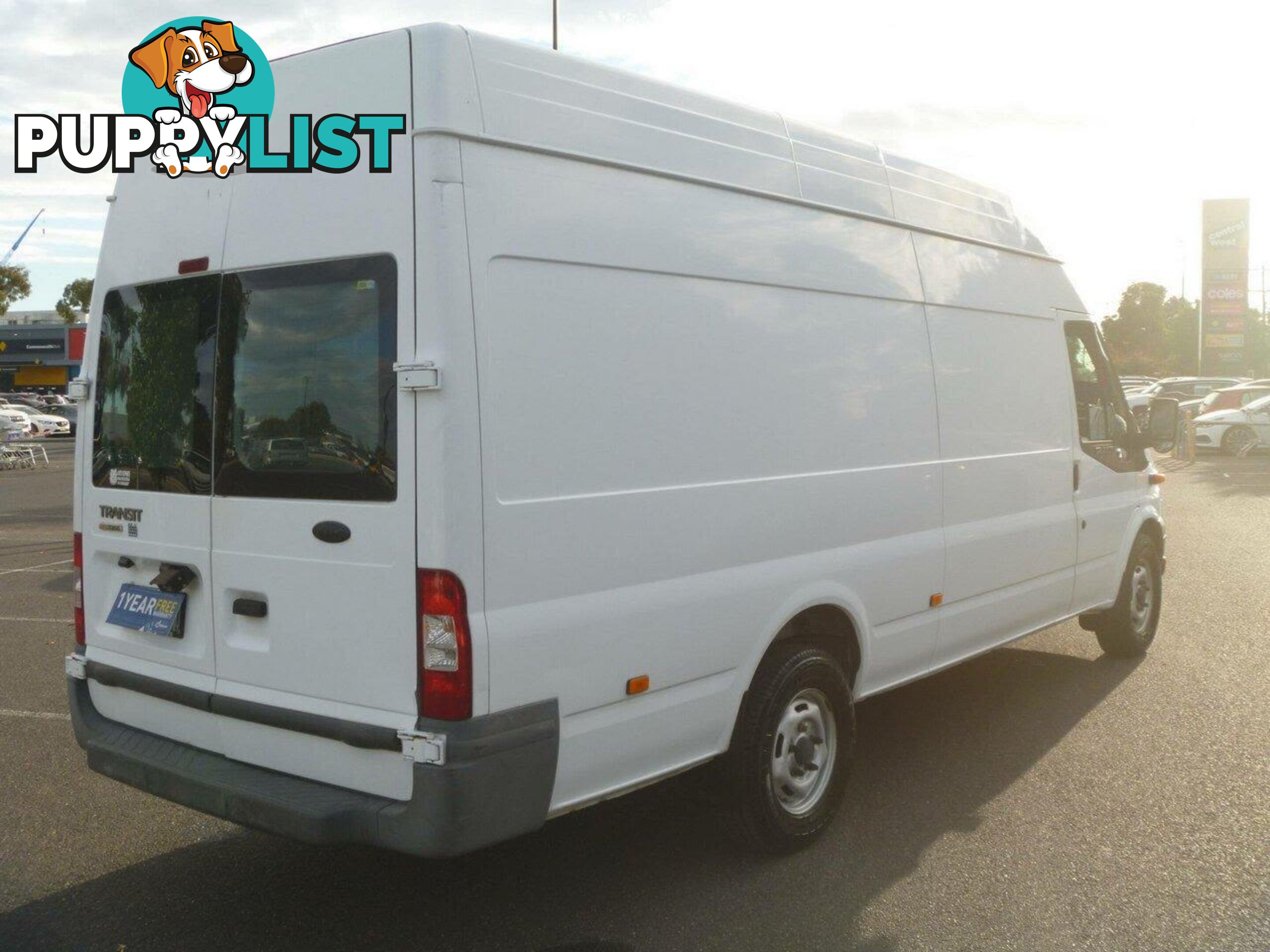 2008 FORD TRANSIT JUMBO LWB HIGH ROOF VM MY08 COMMERCIAL, 2 DOORS, 3 SEATS