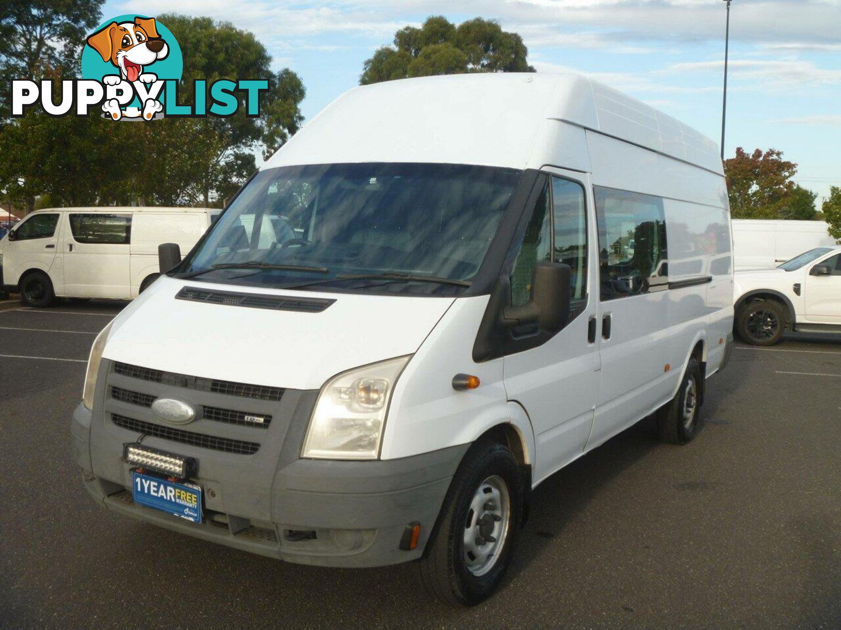 2008 FORD TRANSIT JUMBO LWB HIGH ROOF VM MY08 COMMERCIAL, 2 DOORS, 3 SEATS