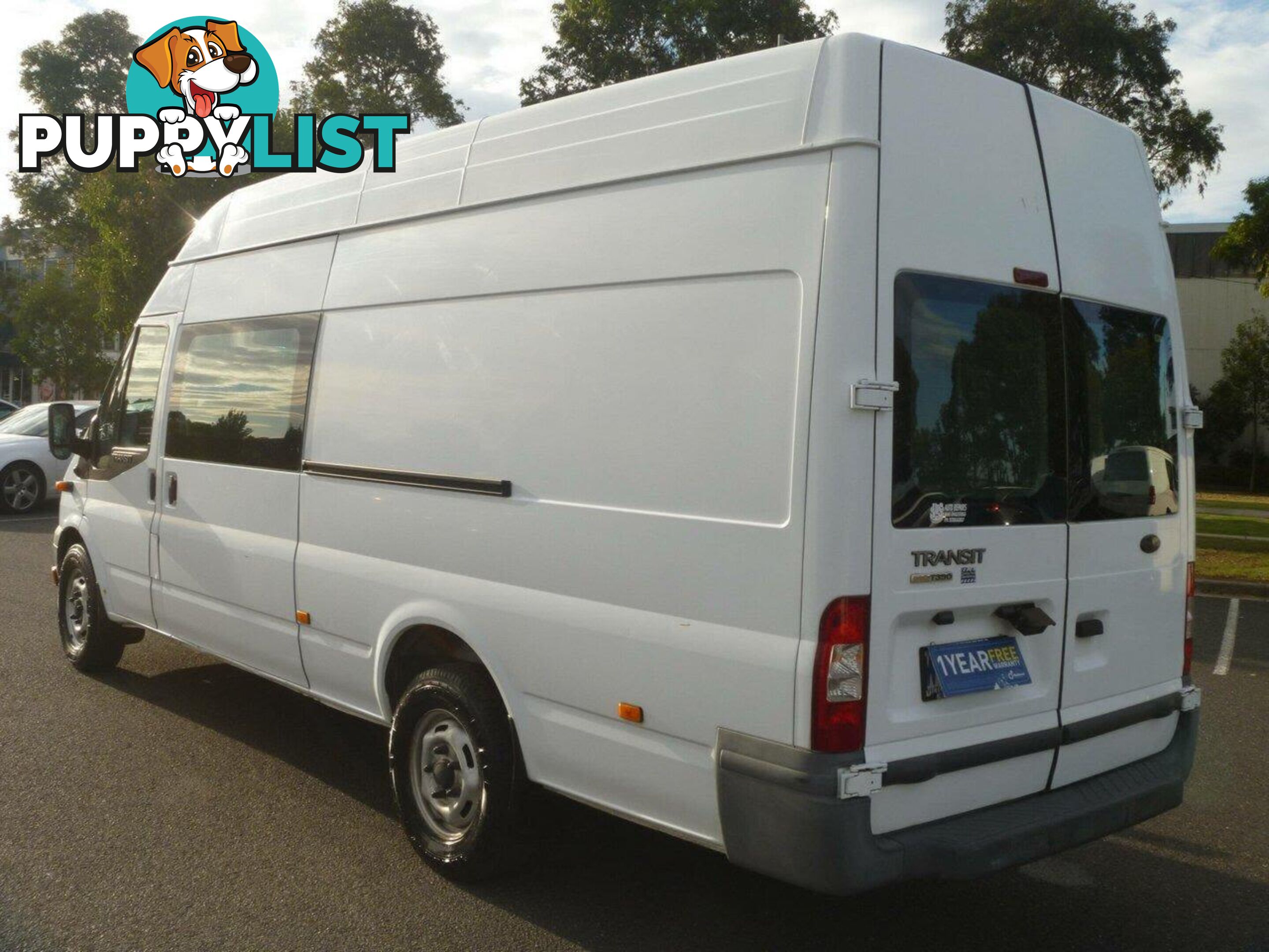 2008 FORD TRANSIT JUMBO LWB HIGH ROOF VM MY08 COMMERCIAL, 2 DOORS, 3 SEATS