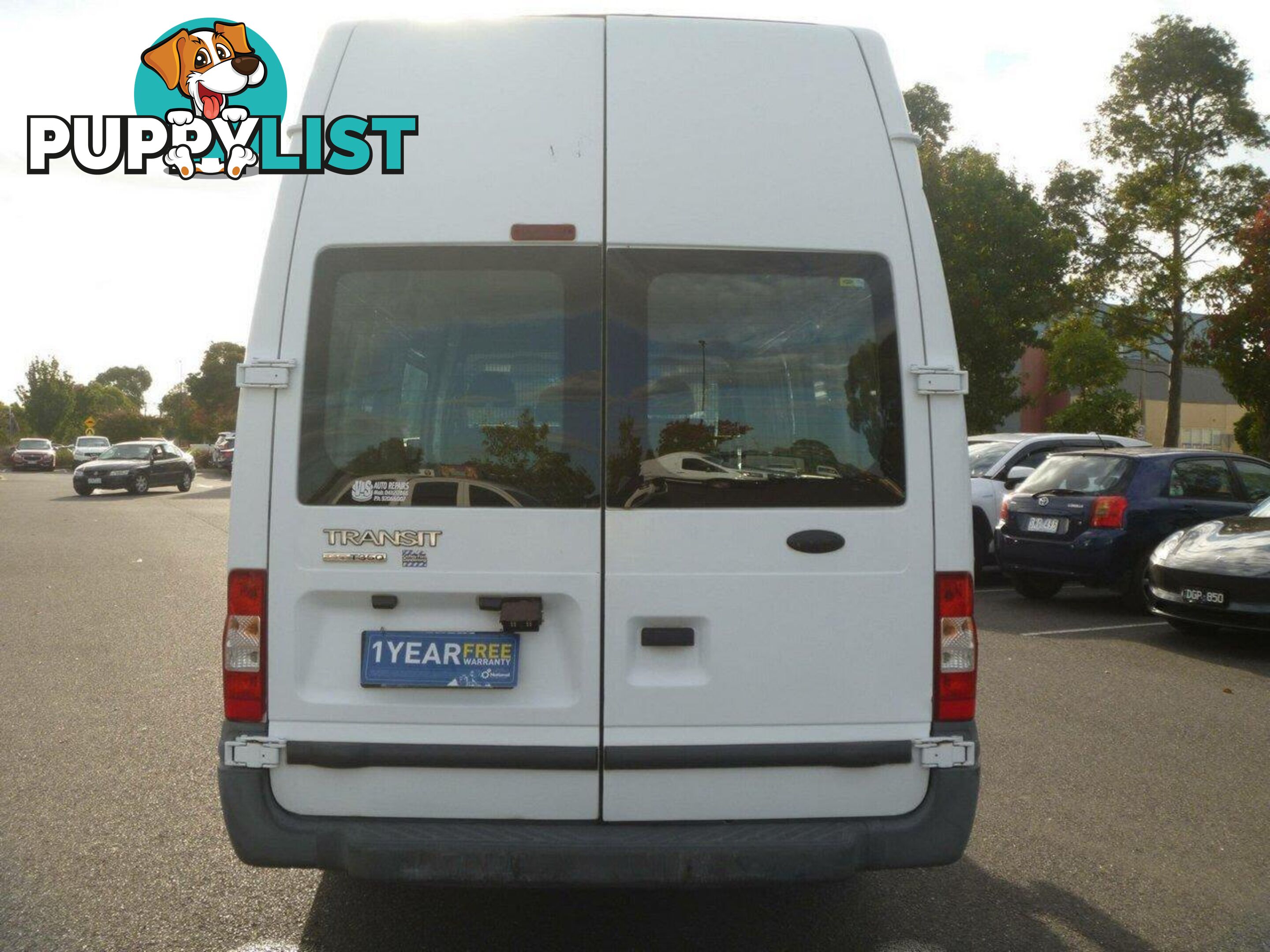 2008 FORD TRANSIT JUMBO LWB HIGH ROOF VM MY08 COMMERCIAL, 2 DOORS, 3 SEATS