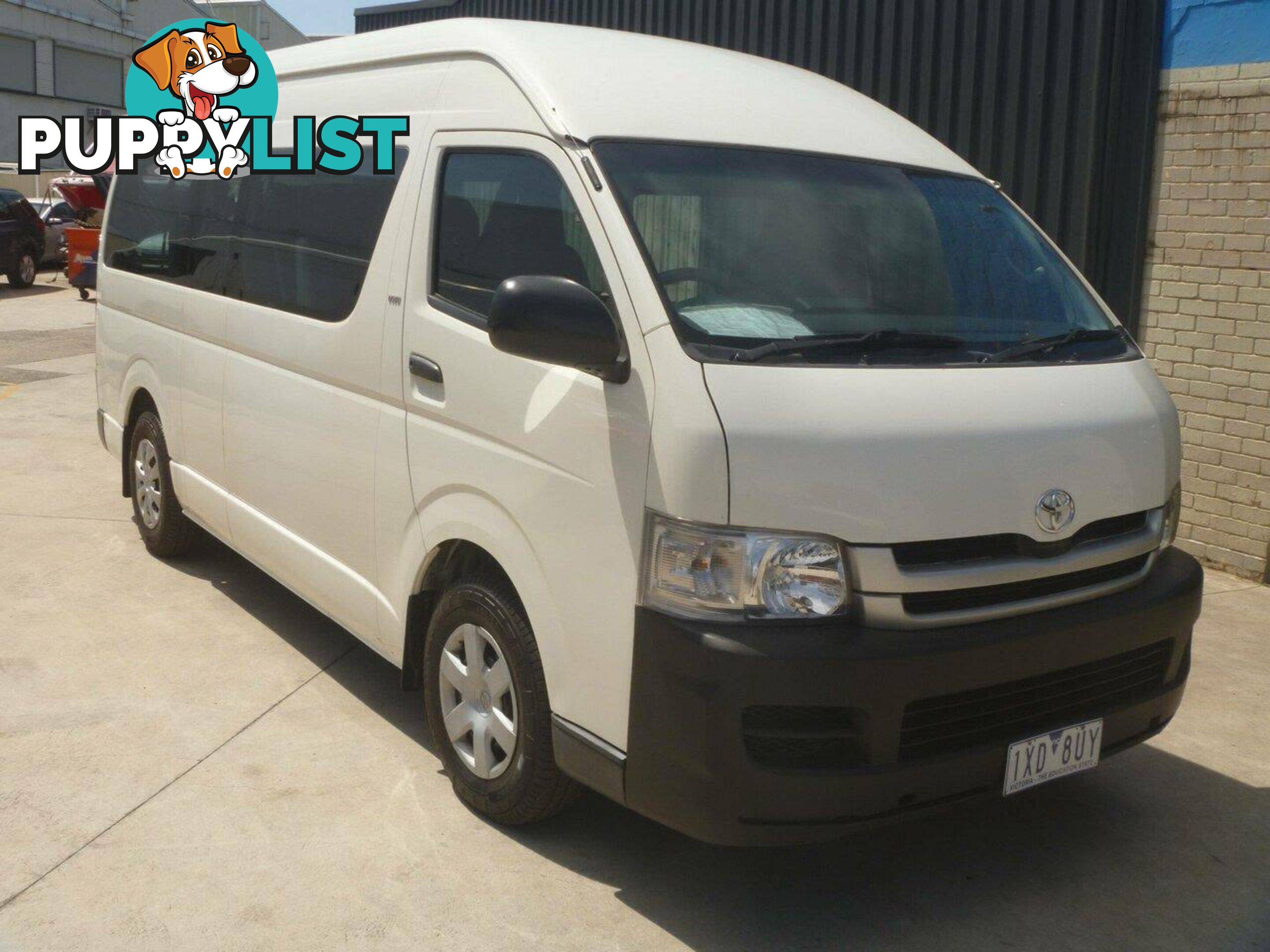 2009 TOYOTA HIACE COMMUTER TRH223R MY07 UPGRADE PEOPLE MOVER, 3 DOORS, 14 SEATS