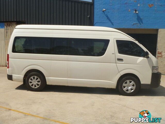 2009 TOYOTA HIACE COMMUTER TRH223R MY07 UPGRADE PEOPLE MOVER, 3 DOORS, 14 SEATS