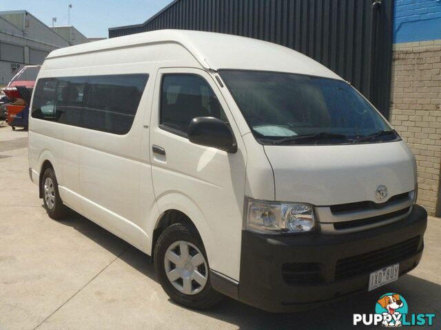 2009 TOYOTA HIACE COMMUTER TRH223R MY07 UPGRADE PEOPLE MOVER, 3 DOORS, 14 SEATS