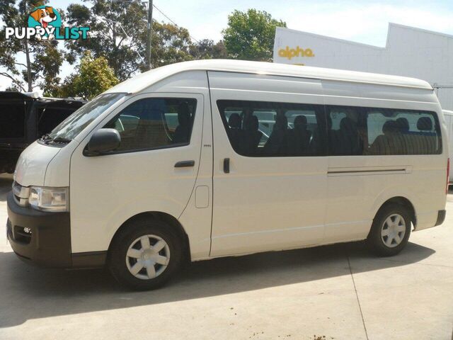 2009 TOYOTA HIACE COMMUTER TRH223R MY07 UPGRADE PEOPLE MOVER, 3 DOORS, 14 SEATS