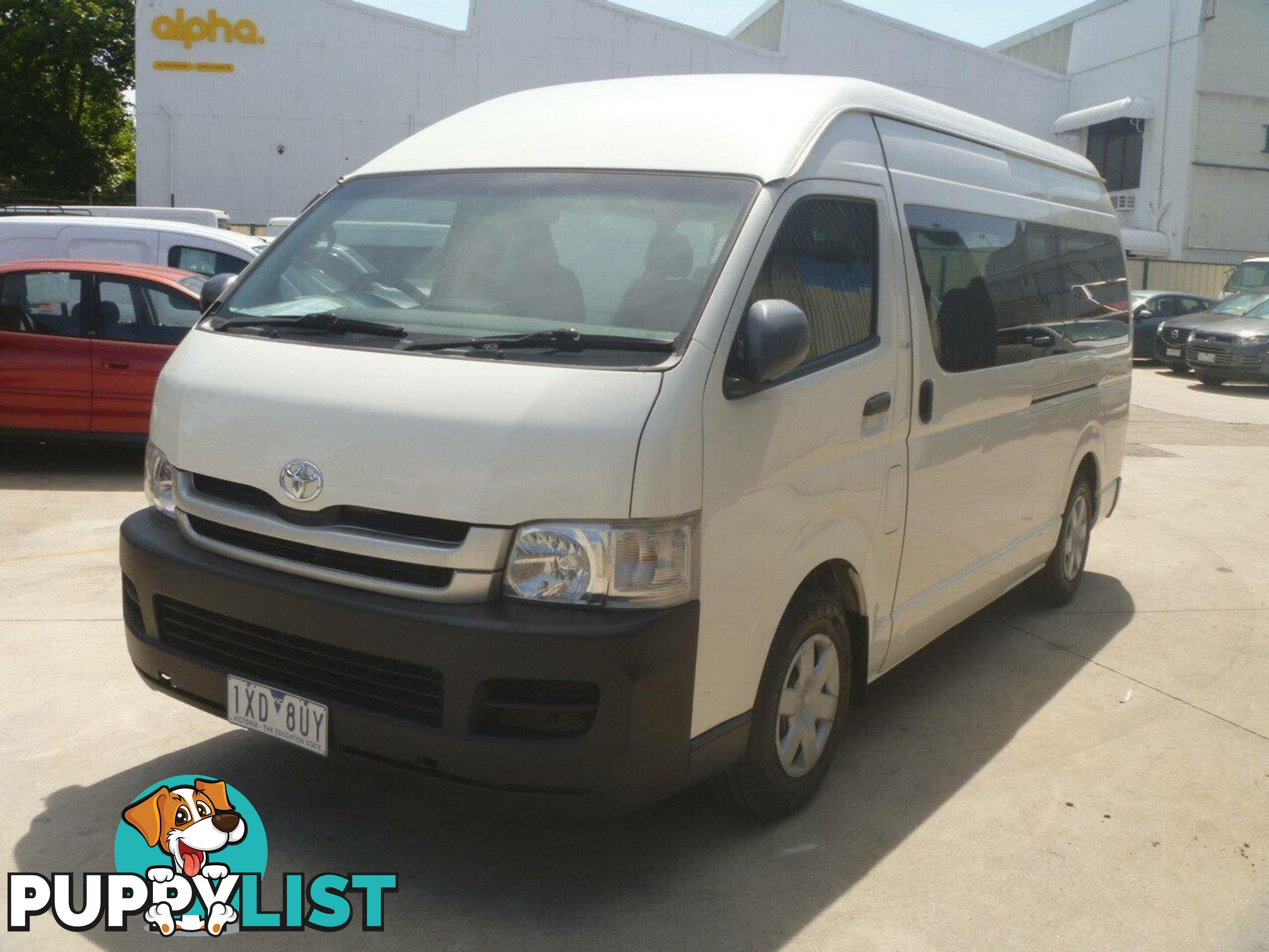 2009 TOYOTA HIACE COMMUTER TRH223R MY07 UPGRADE PEOPLE MOVER, 3 DOORS, 14 SEATS