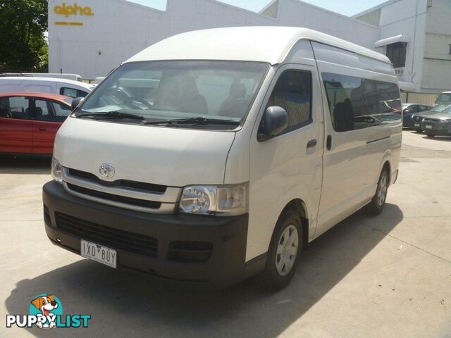 2009 TOYOTA HIACE COMMUTER TRH223R MY07 UPGRADE PEOPLE MOVER, 3 DOORS, 14 SEATS