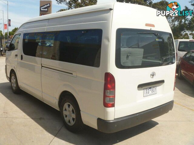 2009 TOYOTA HIACE COMMUTER TRH223R MY07 UPGRADE PEOPLE MOVER, 3 DOORS, 14 SEATS