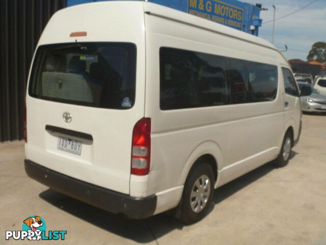 2009 TOYOTA HIACE COMMUTER TRH223R MY07 UPGRADE PEOPLE MOVER, 3 DOORS, 14 SEATS