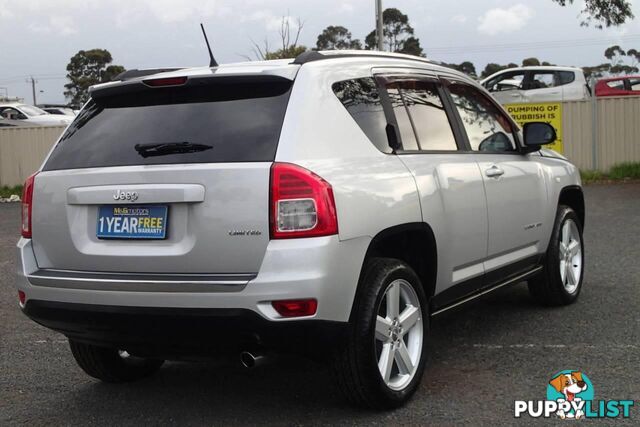 2012 JEEP COMPASS LIMITED (4X4) MK MY12 SUV, 4 DOORS, 5 SEATS