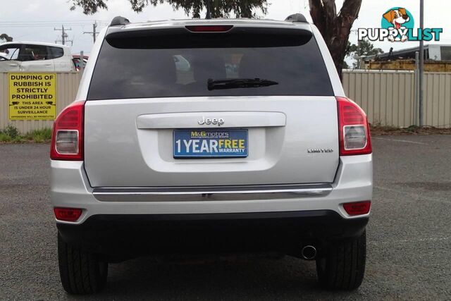2012 JEEP COMPASS LIMITED (4X4) MK MY12 SUV, 4 DOORS, 5 SEATS