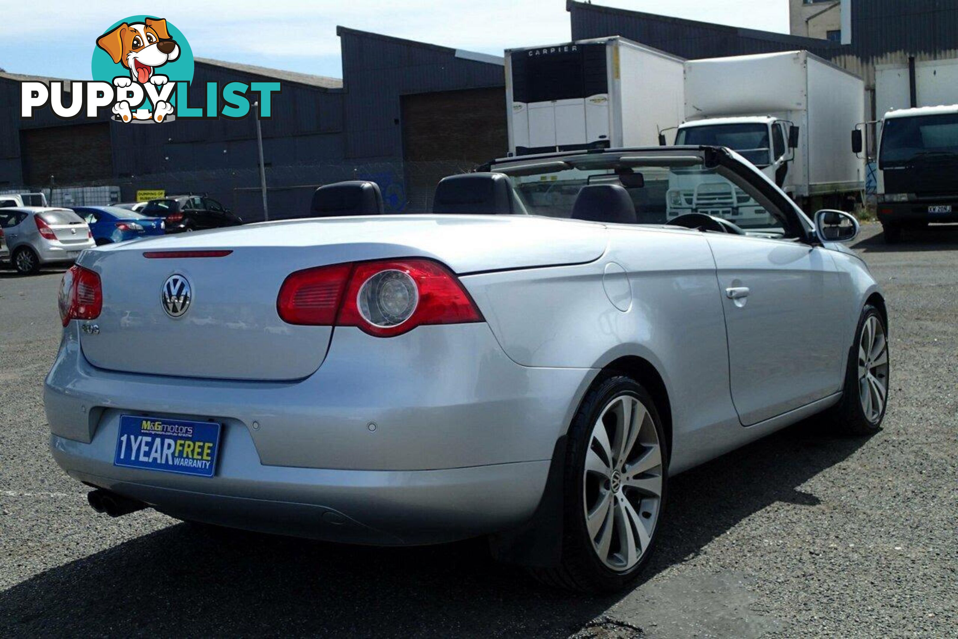 2008 VOLKSWAGEN EOS 147 TSI 1F MY09 UPGRADE CONVERTIBLE, 2 DOORS, 4 SEATS