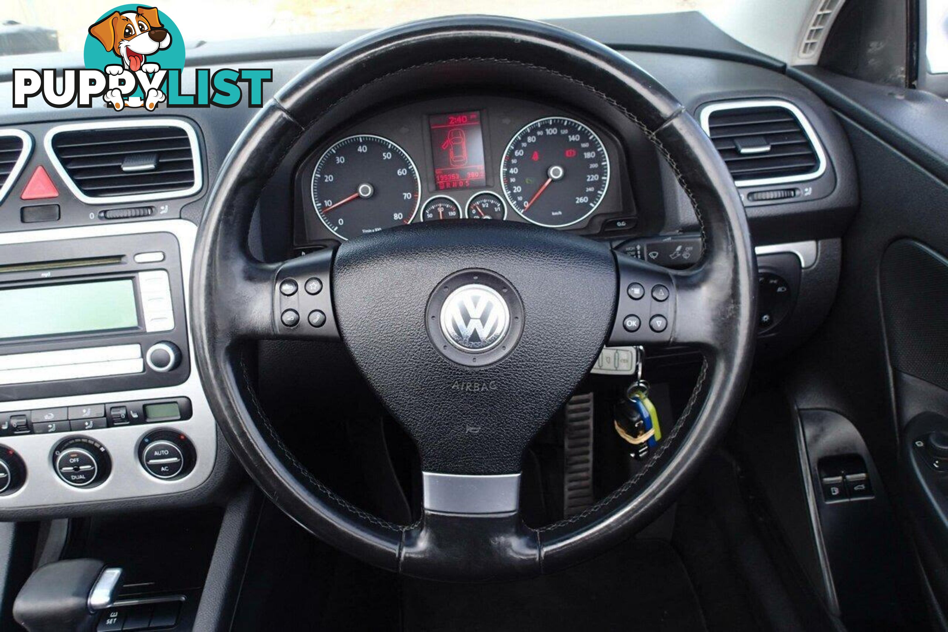 2008 VOLKSWAGEN EOS 147 TSI 1F MY09 UPGRADE CONVERTIBLE, 2 DOORS, 4 SEATS