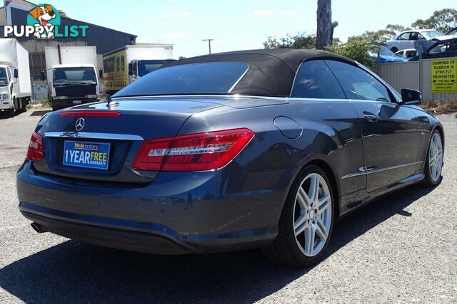 2011 MERCEDES-BENZ E250 CGI ELEGANCE 207 MY11 CONVERTIBLE, 2 DOORS, 4 SEATS