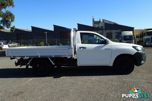 2016 TOYOTA HILUX WORKMATE TGN121R UTE TRAY, 2 DOORS, 2 SEATS