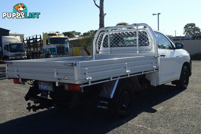 2016 TOYOTA HILUX WORKMATE TGN121R UTE TRAY, 2 DOORS, 2 SEATS