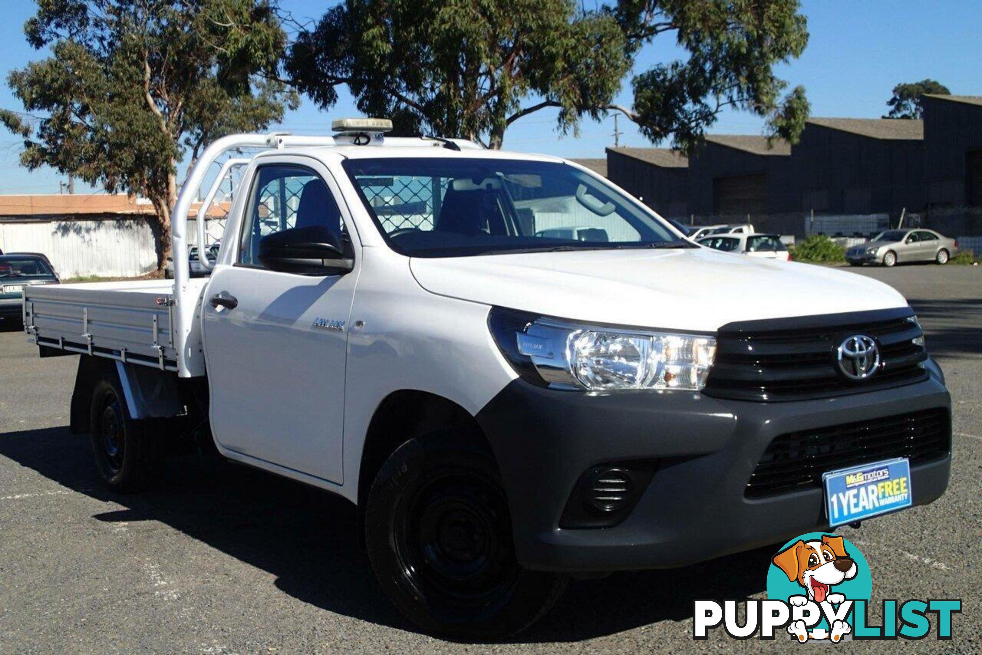 2016 TOYOTA HILUX WORKMATE TGN121R UTE TRAY, 2 DOORS, 2 SEATS