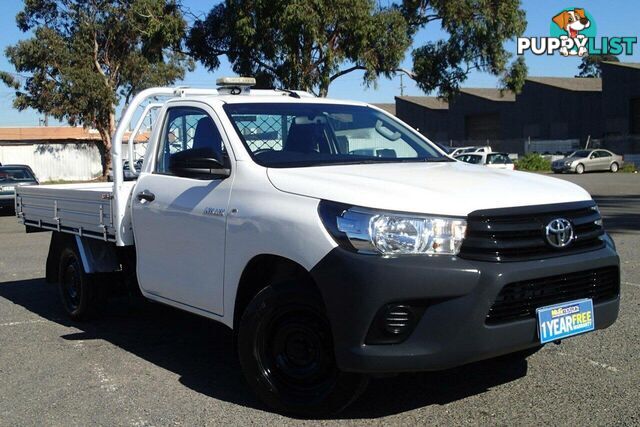 2016 TOYOTA HILUX WORKMATE TGN121R UTE TRAY, 2 DOORS, 2 SEATS